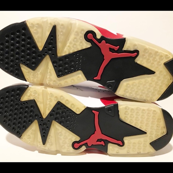 NEW DS 2010 NIKE AIR JORDAN 6 VI White Varsity Red Sz 10 Supreme I IV V VIII XI - Picture 6 of 13